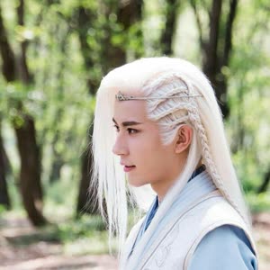 白发少年,微微一笑很倾城.